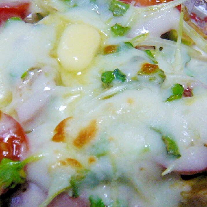 ❤　スモークハム＆アボカドのチーズ焼き　❤